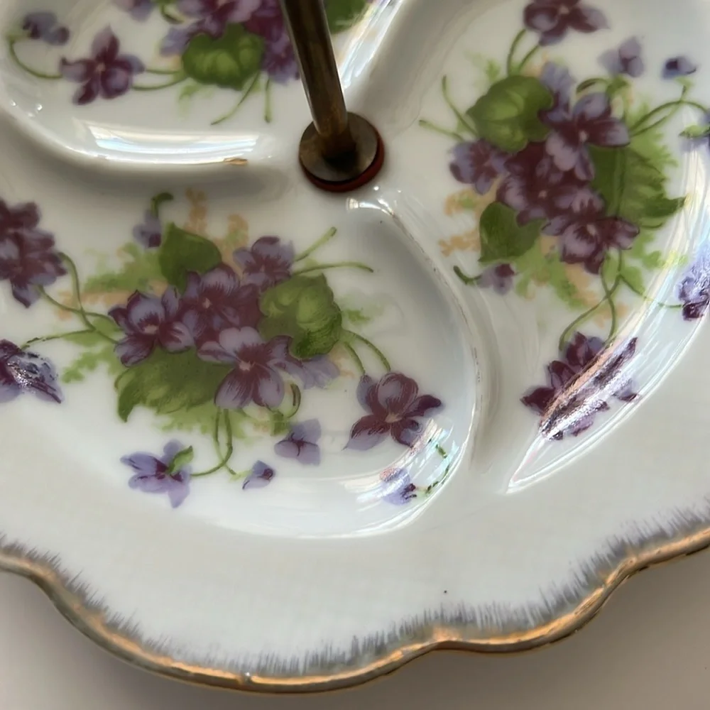 Lefton china floral hand painted dishes 2